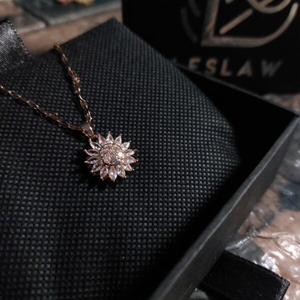 Collar Girasol Giratorio 🌻 - Imagen 2