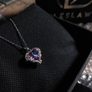 Collar Corazón de Océano ✨