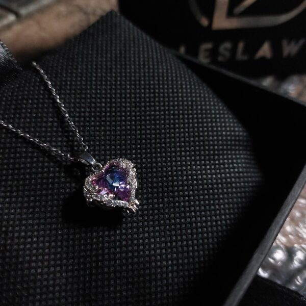 Collar Corazón de Océano ✨