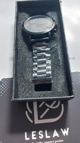 Reloj HANNAH MARTIN Acero Inox Elegant Black photo review