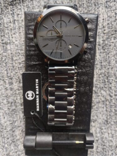 Reloj HANNAH MARTIN Acero Inox Elegant Black photo review