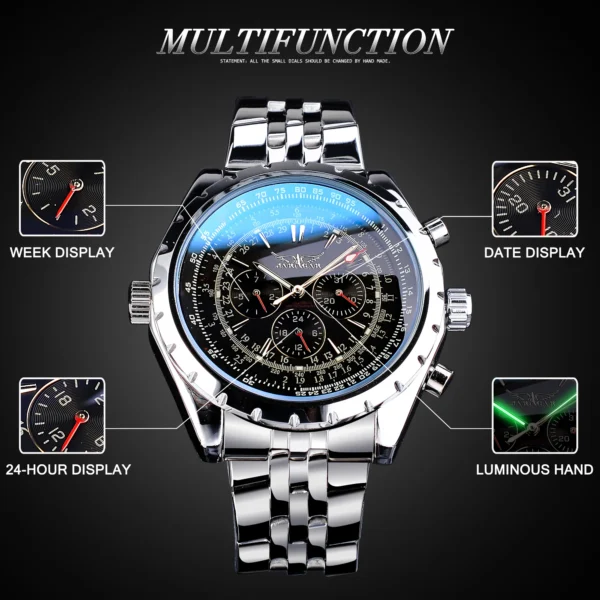 Reloj JARAGAR Automático Elegante Original - Imagen 7