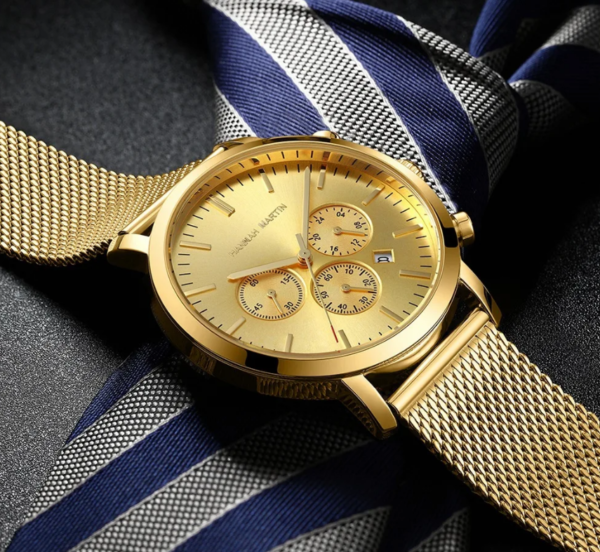 Reloj HANNAH MARTIN Golden Chrono - Imagen 3