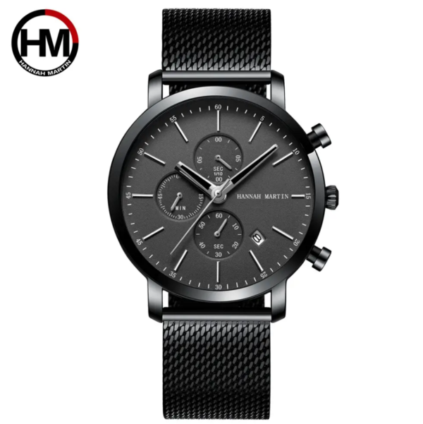 Reloj HANNAH MARTIN Minimalist Noir