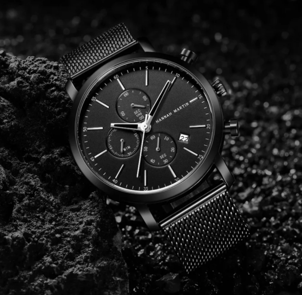 Reloj HANNAH MARTIN Minimalist Noir - Imagen 3