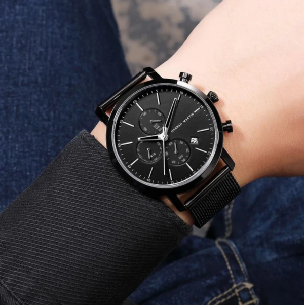 Reloj HANNAH MARTIN Minimalist Noir - Imagen 4