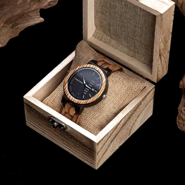 Reloj Artesanal de Madera BOBO BIRD - Imagen 3