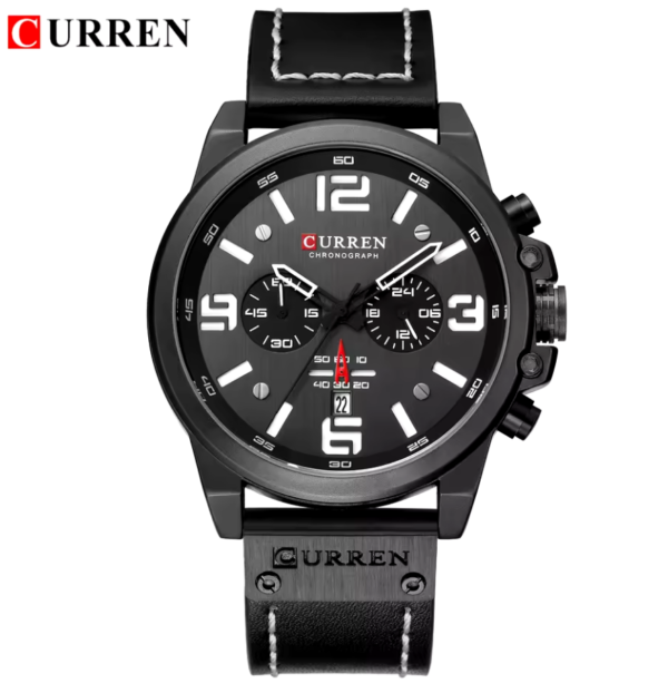 Reloj CURREN Top Cuero Carbon