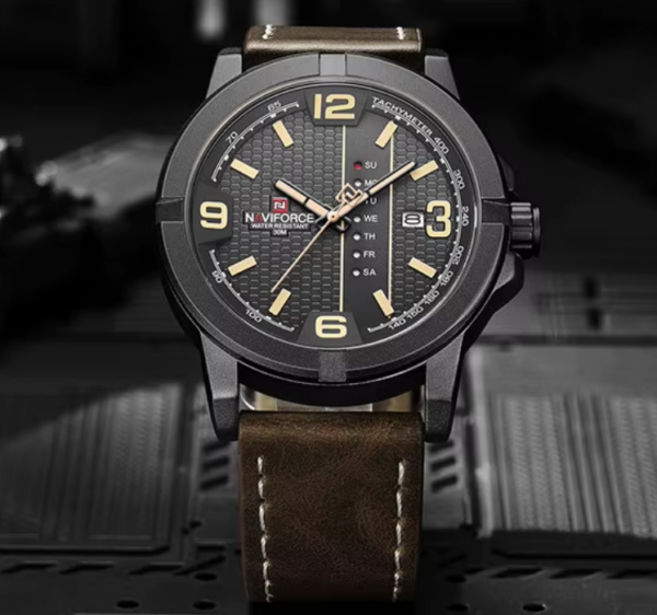 Reloj NAVIFORCE Leather Brown - Imagen 4