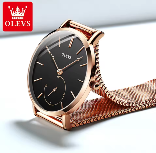 Reloj OLEVS Classic Black Rose - Imagen 2