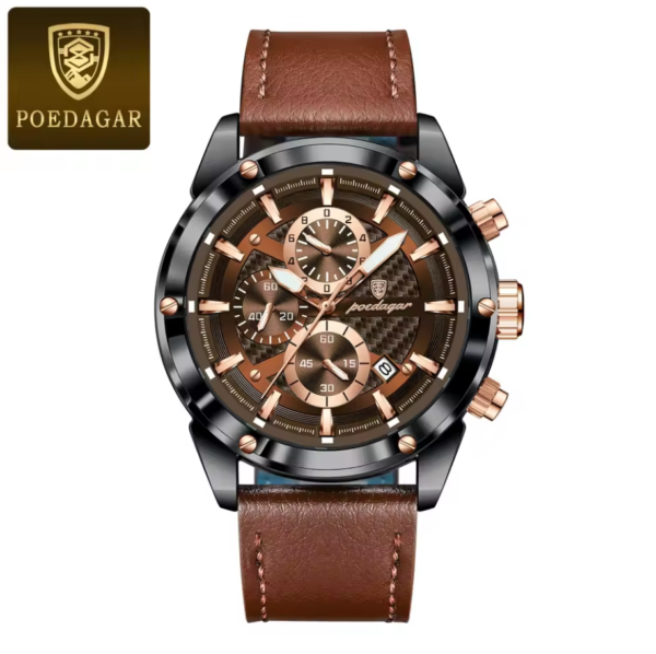 Reloj POEDAGAR Brown Leather