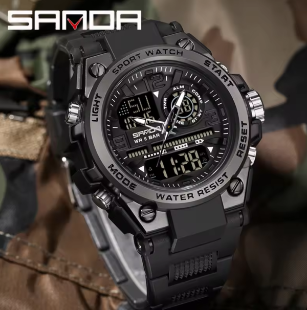 Reloj SANDA Dual Militar - Imagen 2