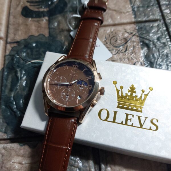 Reloj OLEVS Cuero Diseño Elegante - Imagen 6