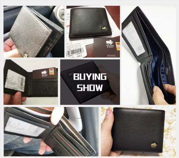 Billetera BISON DENIM Cuero Genuino - Imagen 6