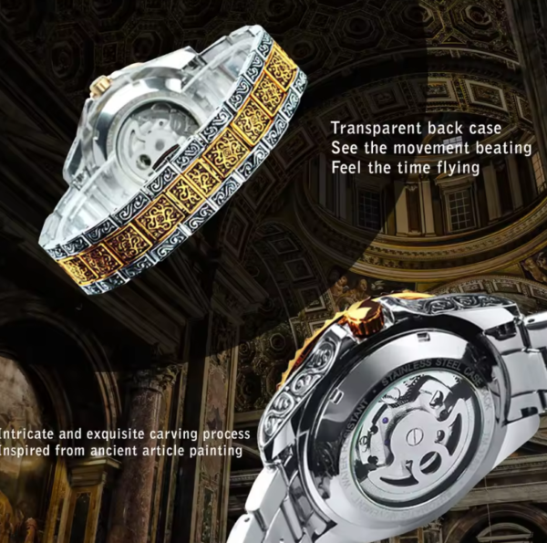 Reloj FORSINING Imperial Gold Automatico Original - Imagen 6