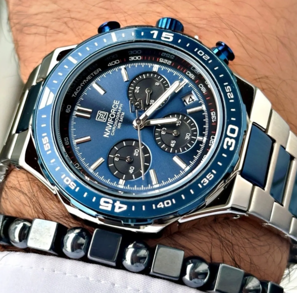 Reloj NAVIFORCE Blue Steel Chrono - Imagen 2
