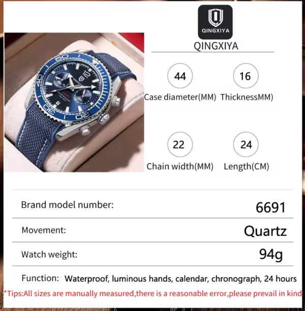 Reloj QINGXIYA Ocean Drive - Imagen 7