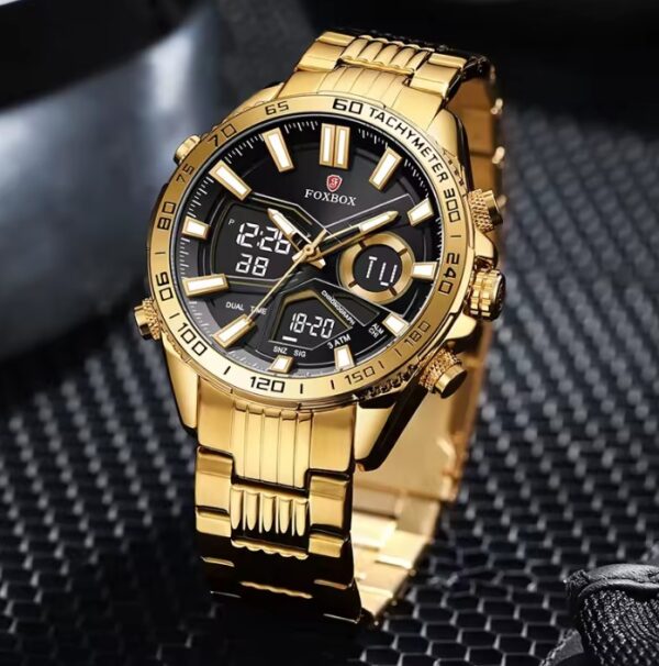 Reloj FOXBOX Golden Chrono Digital - Imagen 3