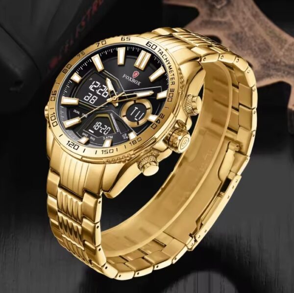 Reloj FOXBOX Golden Chrono Digital - Imagen 4
