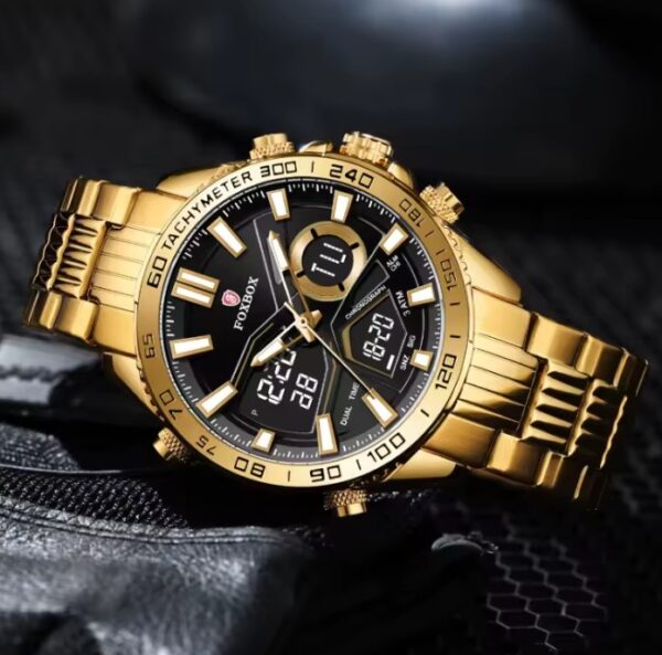 Reloj FOXBOX Golden Chrono Digital - Imagen 5
