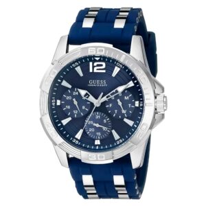 Reloj GUESS Oasis U0366G2 Genuino SilverAzul Multifuncional 100M