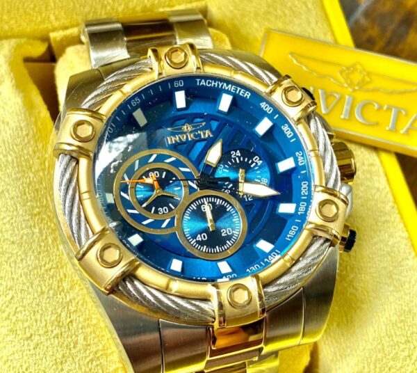 Reloj INVICTA Bolt Dorado 52mm - Imagen 4