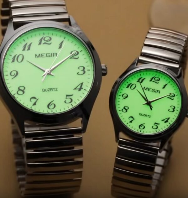 Reloj MEGIR de Parejas Acero Inoxidable - Imagen 2