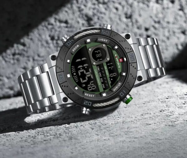 Reloj NAVIFORCE Alpha Steel Green - Imagen 3
