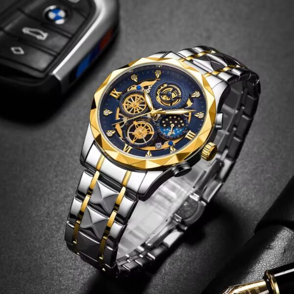 Reloj PAAZOMU Elegancia Dorada - Imagen 3