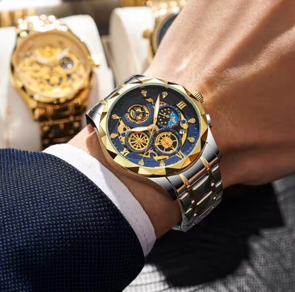 Reloj PAAZOMU Elegancia Dorada - Imagen 4