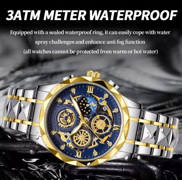 Reloj PAAZOMU Elegancia Dorada - Imagen 5