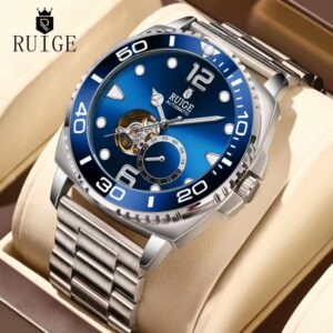 Reloj RUIGE Blue Skeleton Automático
