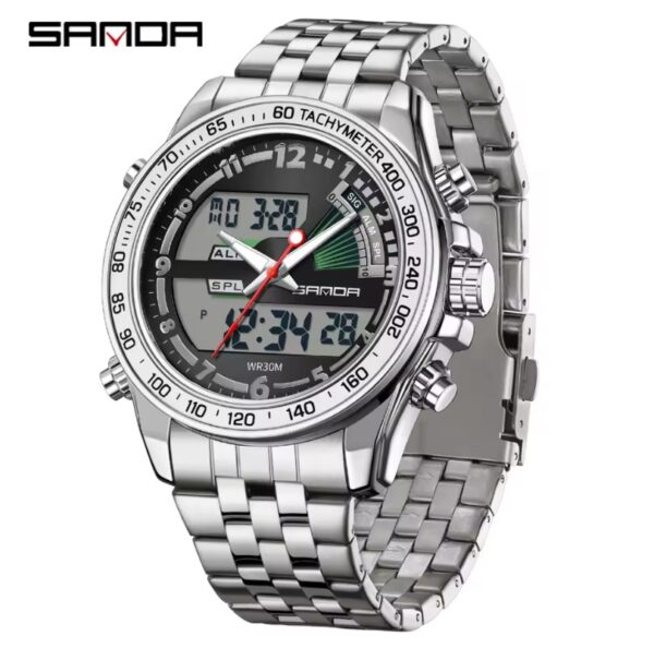 Reloj SANDA 3307 Silver Edition