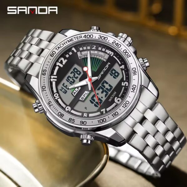 Reloj SANDA 3307 Silver Edition - Imagen 2