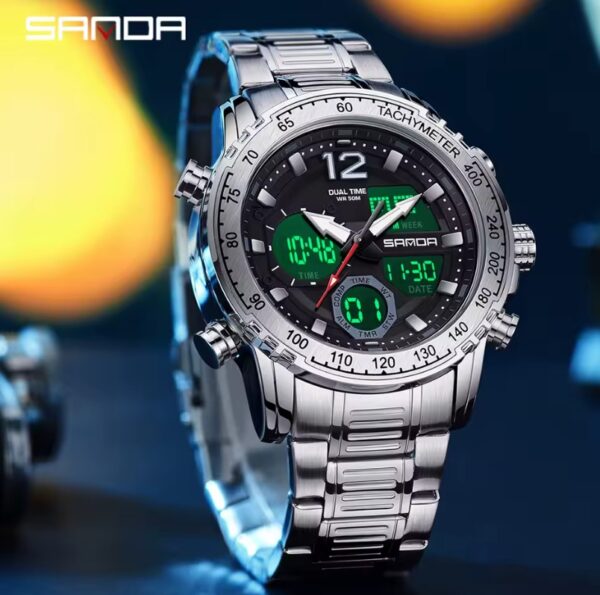 Reloj SANDA 6193 Edicion Plateado - Imagen 2