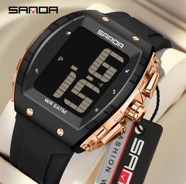 Reloj SANDA Digital Warrior 50M - Imagen 2