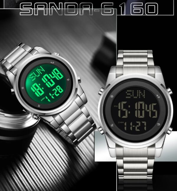 Reloj SANDA Steel Display - Imagen 3