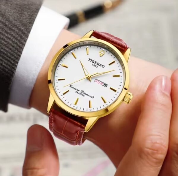 Reloj TIGERAO 1953 Cuero Automatico Mecanico - Imagen 4