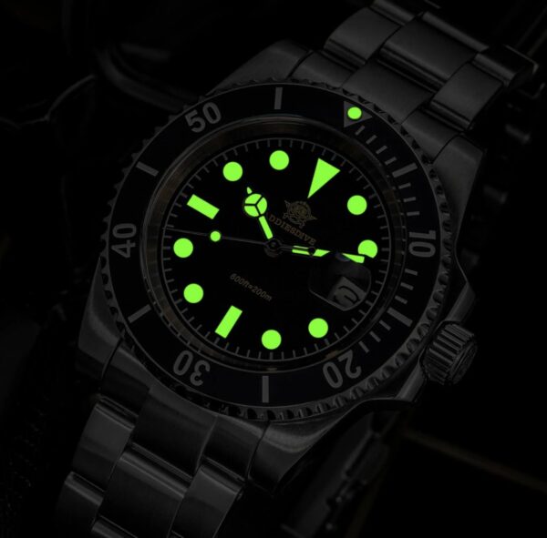 Reloj ADDIESDIVE Retro Submarino 200M Black - Imagen 8