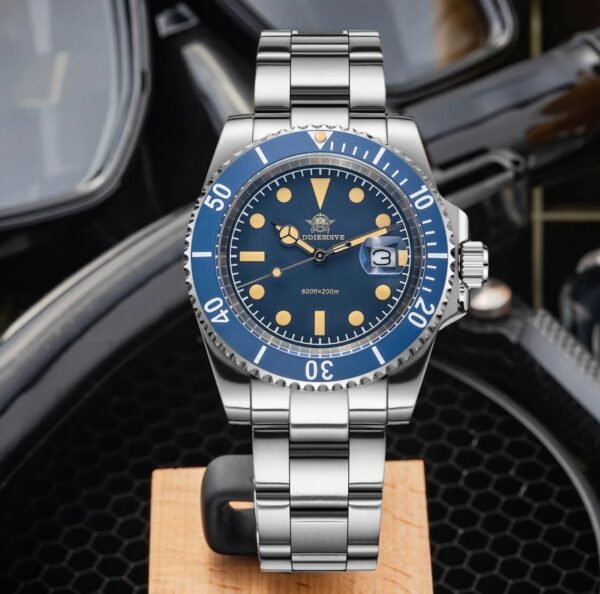 Reloj ADDIESDIVE Retro Submarino 200M Blue - Imagen 6