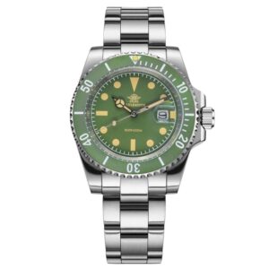 Reloj ADDIESDIVE Retro Submarino 200M Green