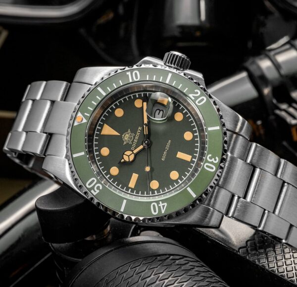 Reloj ADDIESDIVE Retro Submarino 200M Green - Imagen 3