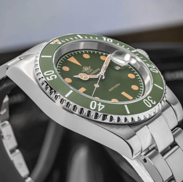 Reloj ADDIESDIVE Retro Submarino 200M Green - Imagen 5