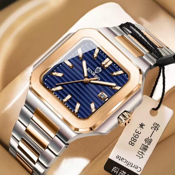 Reloj BINBOND Diseño Cuadrado Original - Imagen 2