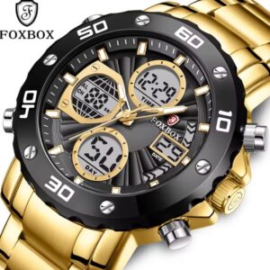 Reloj FOXBOX Chrono Gold Original