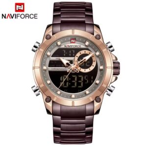 Reloj NAVIFORCE Brown Militar Original