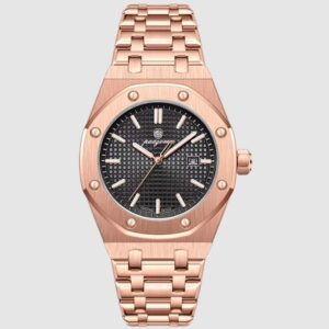 Reloj PAAZOMU Oro Rosa Cara Negra Original