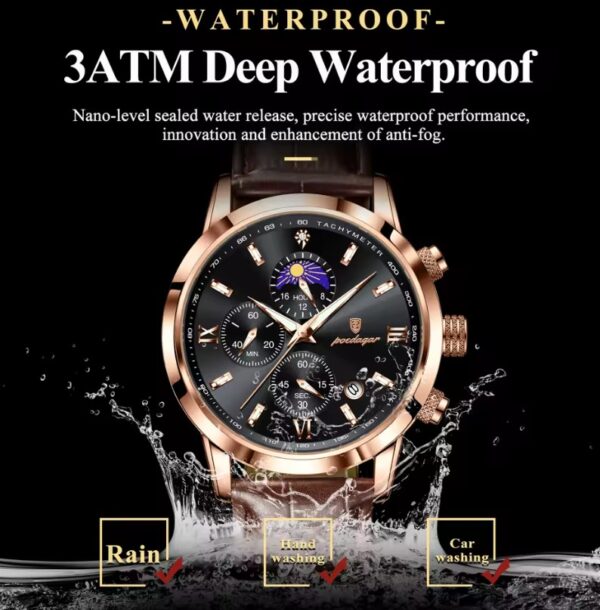 Reloj POEDAGAR Clásico Rose Gold - Imagen 4